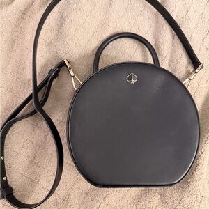 Kate Spade Black Round Crossbody Bag
